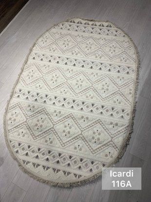 Коврик Icardi Овал 0,60x1,00 (0116A) Cream ICA-OVA-060100-0116A-Cream фото