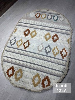 Коврик Icardi Овал 0,60x1,00 (0122A) Cream ICA-OVA-060100-0122A-Cream фото