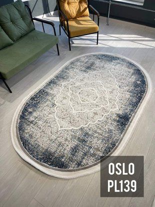 Килим Oslo Овал 1,50x2,30 (139PL) Blue OSL-OVA-150230-139PL-Blue фото