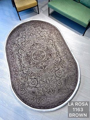 Коврик La Rosa Овал 0,80x1,50 (1163G) Brown LAR-OVA-080150-1163G-Brown фото