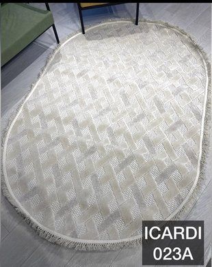 Коврик Icardi Овал 0,60x1,00 (0023A) Beige ICA-OVA-060100-0023A-Beige фото